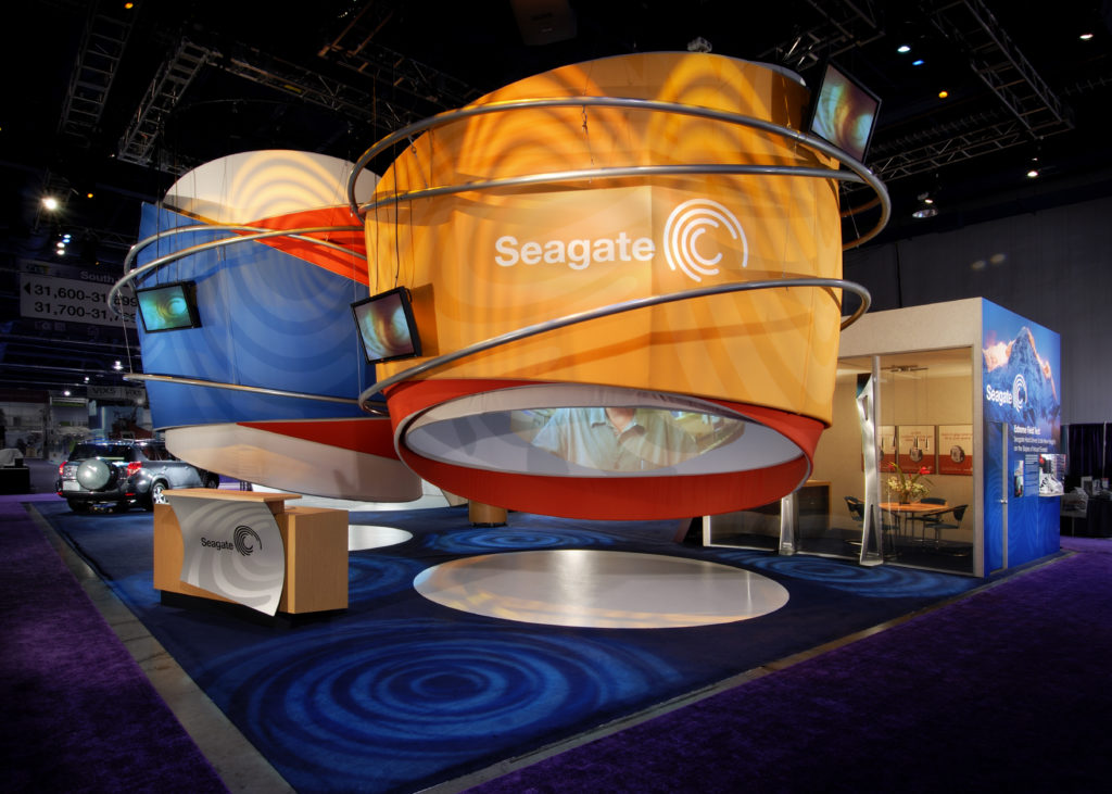 Seagate Exhibit CES 2006, Las Vegas Exhibitworks Padgett and Company Job#2656 Image#02